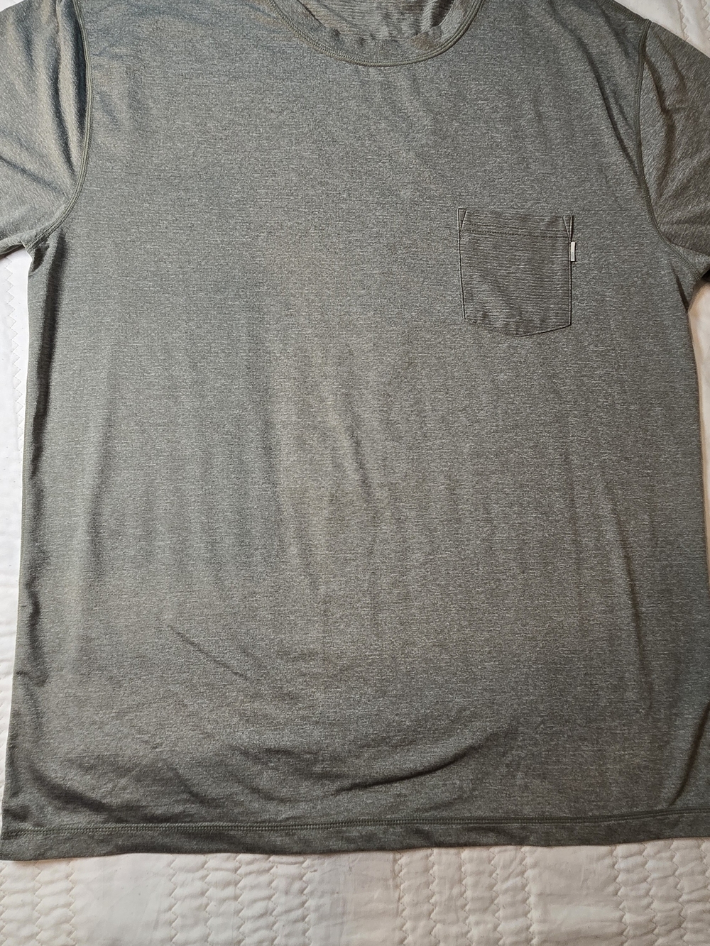 Vuori Short Sleeve Strato Pocket Tee Gray